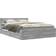 vidaXL Bed Frame With Headboard Without Mattress Grey Sonoma 120x200 cm