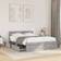 vidaXL Bed Frame With Headboard Without Mattress Grey Sonoma 120x200 cm