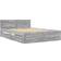vidaXL Bed Frame With Headboard Without Mattress Grey Sonoma 120x200 cm