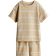 H&M 2-Delt Sæt Med T-Shirt Og Shorts - Beige