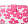 Michael Kors Jet Set Medium Floral Print Bi Fold Wallet - Dragonfruit