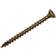 Optimaxx Optimaxx 4 50mm Woodscrews - Box of 200 200pcs 50x4mm