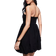 River Island Bandeau Bubble Hem Mini Dress - Black