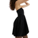 River Island Bandeau Bubble Hem Mini Dress - Black