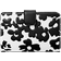 Michael Kors Jet Set Medium Floral Print Bi Fold Wallet - Black