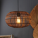 ECO-Light Bamboo Hängeleuchte Ø 25 cm Braun Pendelleuchte ∅ 40cm
