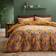 Dunelm Yael Leopard Ochre Duvet Cover Multicolour, Yellow (200x200cm)