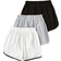 Shein Girls 3pcs Letter Graphic Contrast Binding Shorts