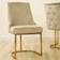 Fairmont Park Upholstered Velvet Dining Gold Kitchen Chair 102.5cm