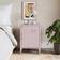 Dunelm Helga Metal Heather Bedside Table 38x38cm