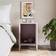 Dunelm Helga Metal Heather Bedside Table 38x38cm