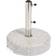 VonHaus Parasol Base Round Granite Effect 22kg Umbrella Stand Heavy Duty - Light Grey - One Size