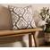 Pineapple Elephant Suri Geo Cushion 55cm x 55cm Complete Decoration Pillows Beige, Natural