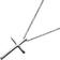 Arkai Unity Cross Necklace - Silver