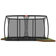 BERG Ultim Champion FlatGround Trampoline 500x300cm Grey + Safety Net DLX XL