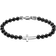Arkai Unity Cross Bracelet - Silver/Onyx