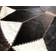 EtnoDesign Patchwork Cowhide Vit, Svart 150cm