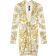 Versace Underwater Barocco Safety Pin Mini Dress - Multicolor/Gold