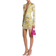 Versace Underwater Barocco Safety Pin Mini Dress - Multicolor/Gold