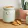 Dunelm Sage Hang Tag Biscuit Biscuit Jar