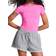 PINK Ivy Fleece Rolled Hem Shorts - Medium Heather Grey