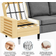 Yaheetech Contemporary 3-Seater Sofa 188.5cm 3 Seater