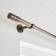Dunelm Cylinder Extendable Metal Eyelet Curtain Pole 210cm