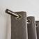 Dunelm Cylinder Extendable Metal Eyelet Curtain Pole 210cm