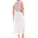 Pull&Bear Tiered Maxi Skirt - White