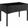 vidaXL 319502 Black Loungesæt, 1 borde inkl. 2 stole & 1 sofaer