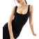 Bershka Scoop Neck Midaxi Dress - Black