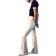 H&M Flared High Jeans - White