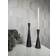 Eadl Conical Dark Silver Ljusstake 26.5cm 2st