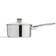Dunelm Essentials Stainless Steel Saucepan, 18cm Silver with lid 18 cm