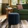 Dunelm Pumpkin Navy Foot Stool 40cm