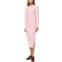 Pieces Flora Midi Dress - Roseate Spoonbill