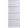 Fwstyle High Gloss Bedside 4 Drawers Chest of Drawer 40x99cm