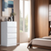 Fwstyle High Gloss Bedside 4 Drawers Chest of Drawer 40x99cm
