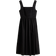 H&M Pintucked Flared Skirt Dress - Black