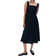 H&M Pintucked Flared Skirt Dress - Black