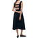 H&M Pintucked Flared Skirt Dress - Black