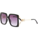 River Island Square Cut Out Sunglasses Black/Purple
