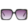 River Island Square Cut Out Sunglasses Black/Purple