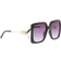 River Island Square Cut Out Sunglasses Black/Purple