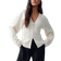 Gina Tricot Shaped Knitted Cardigan - Gardenia