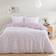 Dunelm Bexley Floral Sage Duvet Cover and Pillowcase Set - Lilac Duvet Cover Purple (220x260cm)
