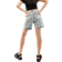 Monki Elfie Regular Fit Denim Shorts - Beige Tint