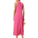 Vila Satin High Neck Maxi Dress - Raspberry Pink