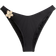 New Look Floral Trim Bikini Bottoms - Black