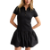 New Look Poplin Skirt Polo Mini Dress - Black